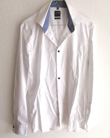 Hemd weiss Olypm body fit Grösse 40