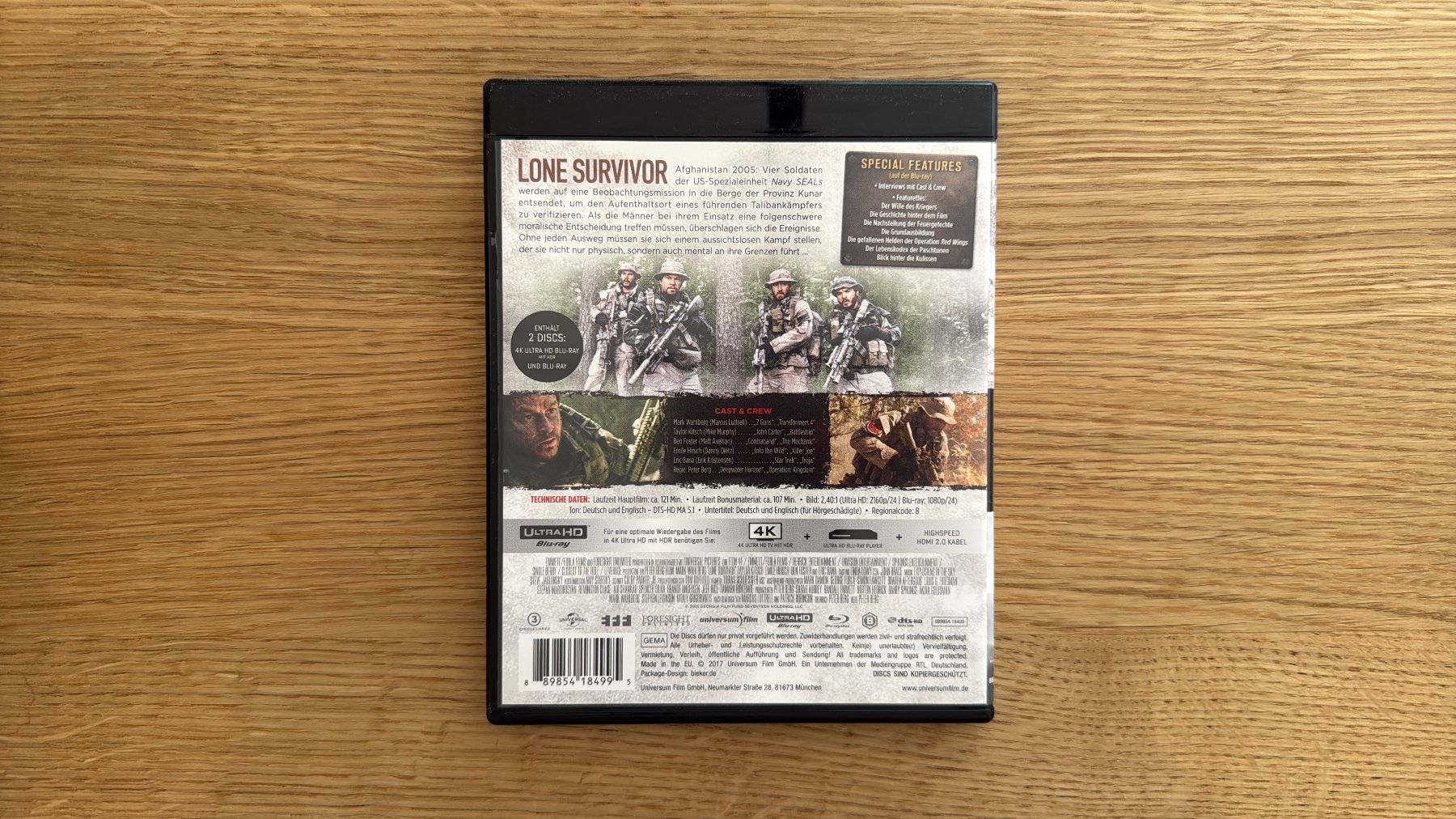 Tutti i DVDs: Lone Survivor - 4K UHD Blu-Ray – Usato da Wallisellen venduto da Art_Vendorlay 1
