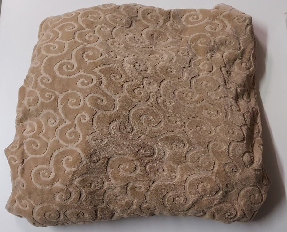 TREELY Strick-Überwurfdecke 80x102 Cm – 100% Baumwolle, Staubblau, Weiche Couchdecke Für Zuhause
