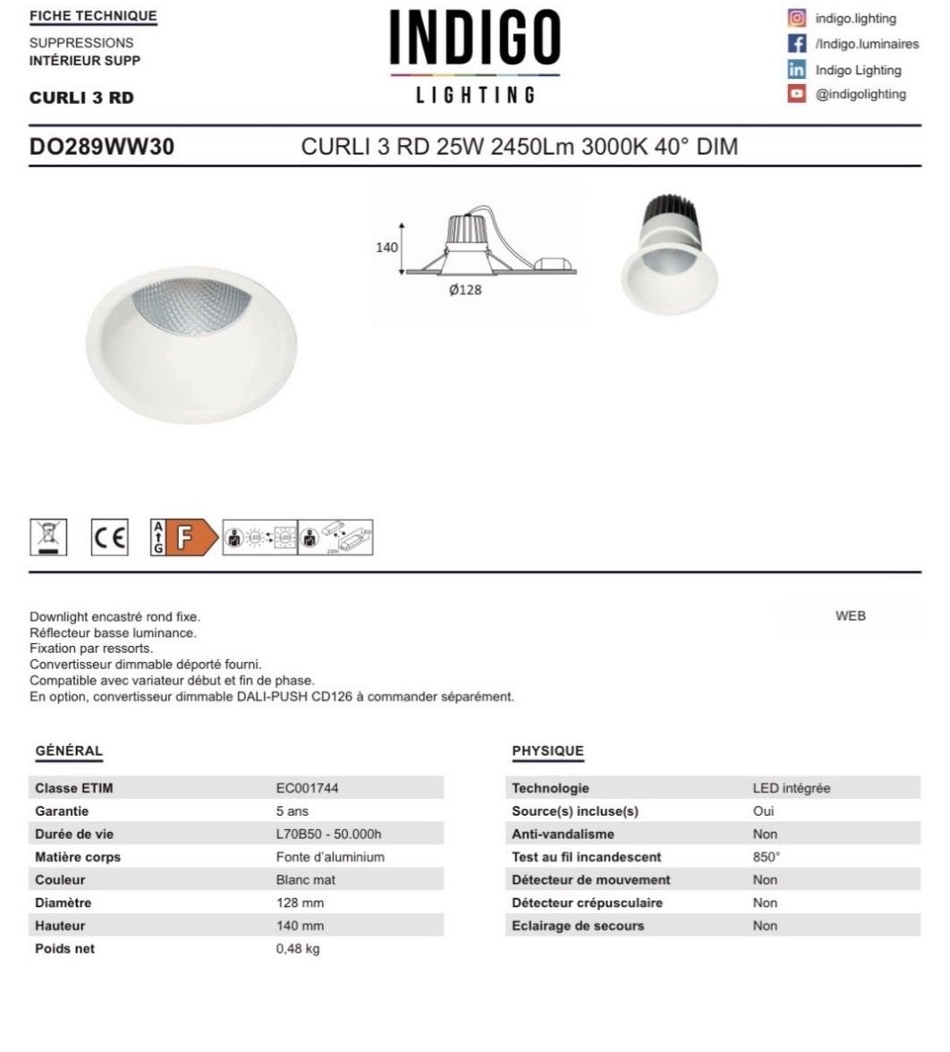 Lampade: 16 LED Einbauleuchten Indigo Lighting – Nuovo e nell'imballaggio originale da Steinach venduto da Janik0001 1