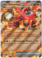 Volcanion - seltene deutsche Pokémon Hologrammkarte