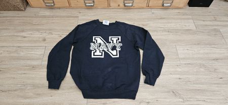 sweat vintage us navy made in usa