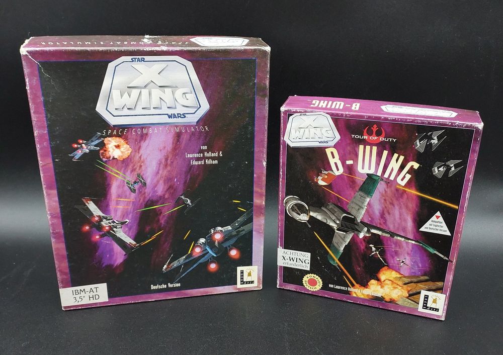 Star Wars X-Wing + B-Wing Simulator, Lucas Arts 1993, IBM (Gebraucht ...