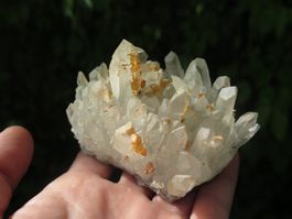 Bergkristall mit Calcit und Dolomit von Rumänien