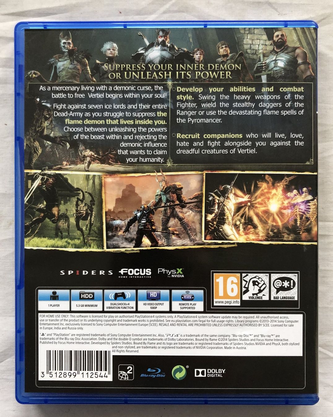 Giochi: PS 4 - BOUND BY FLAME – Usato da Schaffhausen venduto da durruti 2