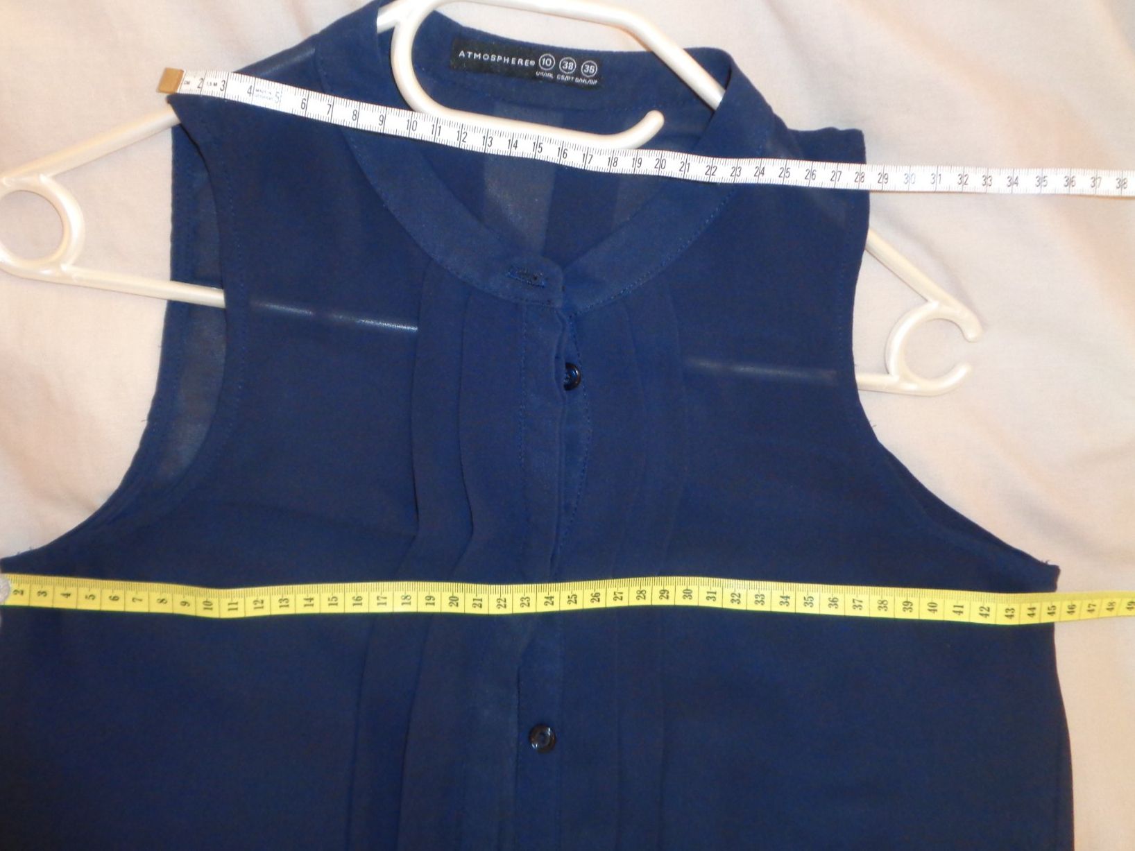 Camicette: Bluse Damen, Dunkelblau, Gr. 36, Marke Atmosphere – Nuovo (secondo la descrizione) da Tafers venduto da kor_jf9w 5