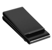 GELDKLAMMER EDELSTAHL MONEY CLIP GELDCLIP SCHWARZ MATT
