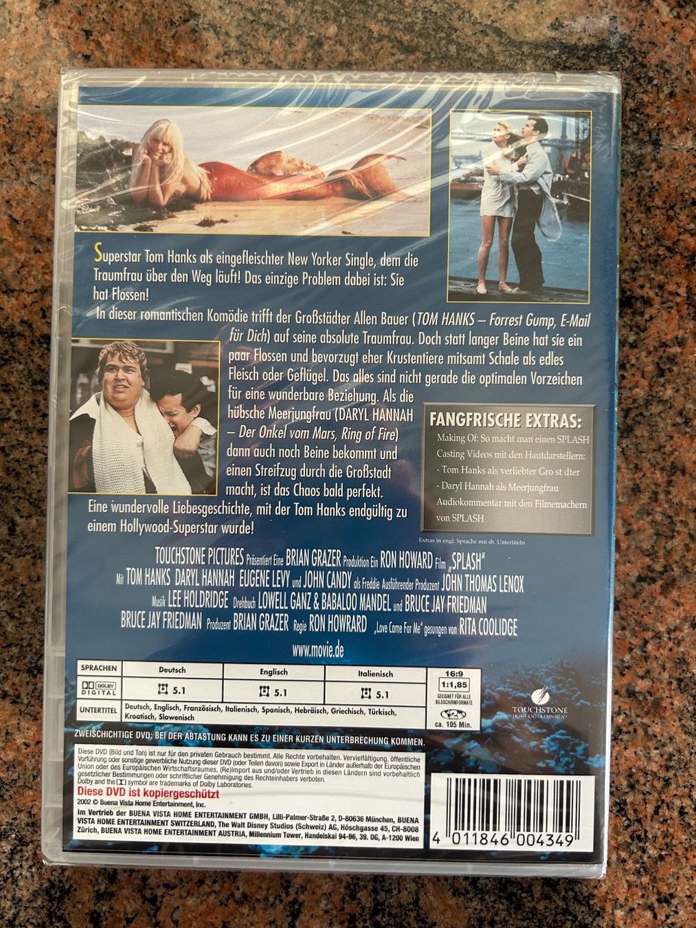 Tutti i DVDs: Splash DVD – Nuovo e nell'imballaggio originale da Bern venduto da iva_zwk6 1