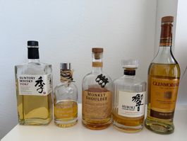 Whiskey Selection (5 Whiskeys) zu verkaufen