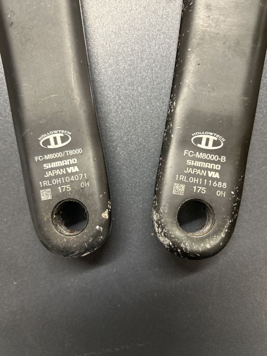Shimano Ersatzteile: Shimano XT M8000 Kurbel 175 mm – Gebraucht aus Affoltern am Albis von  1