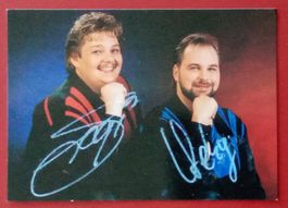 Jogi & Herby Musik Beinwil Autogramm signiert Foto 10x15cm