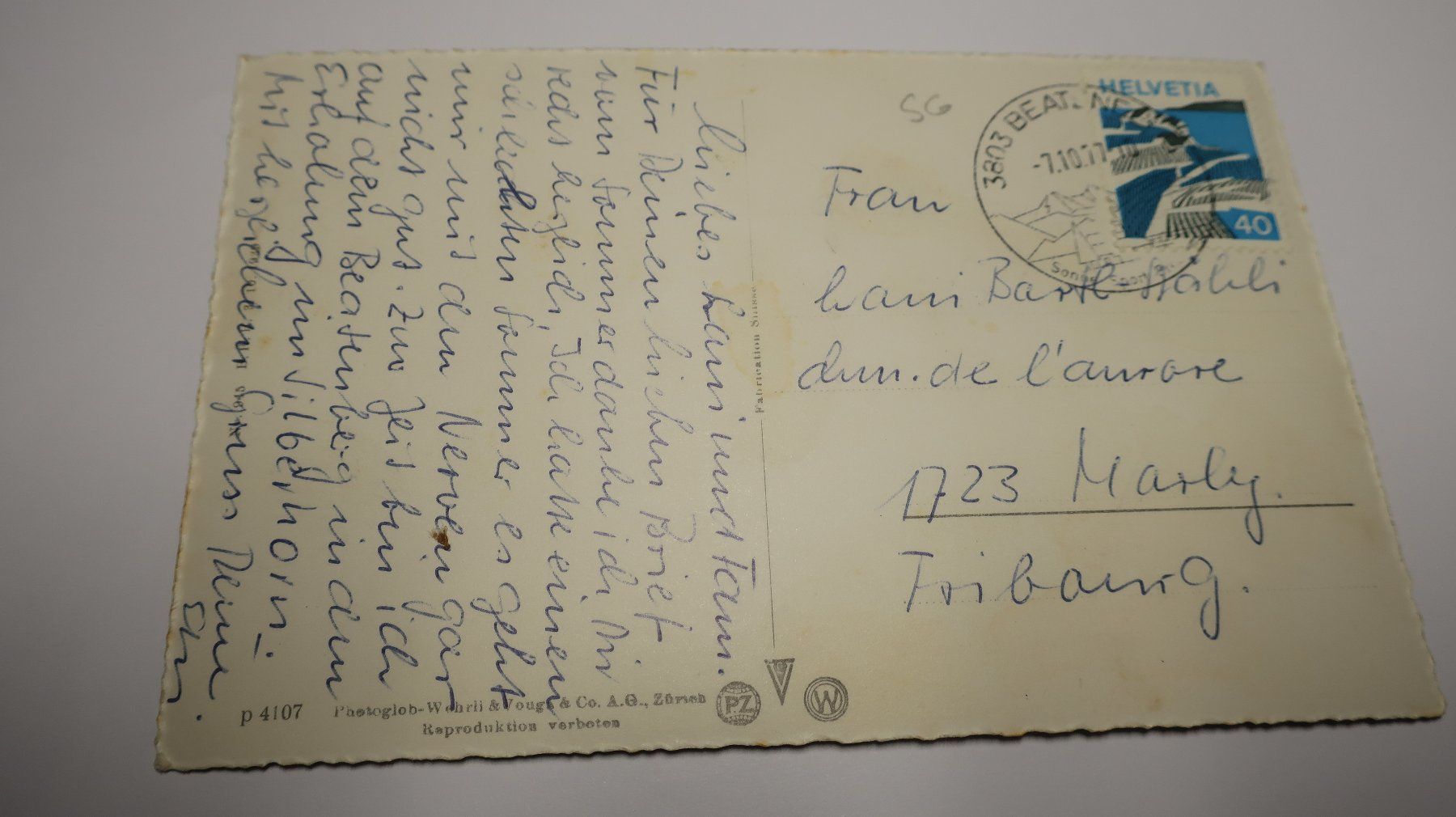 Cartes postales: Amden mit Leistkamm u. Wallensee 1977 – D'occasion à Cormoret par Pascalll2001 4