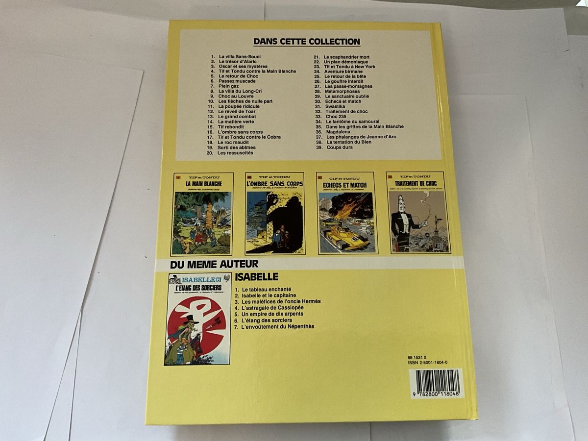 Fumetti: EO Tif et Tondu T.39 - Coups Durs – Usato da Agriswil venduto da Ueli03 1