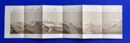 Antikes Panorama Wildhorn 1877 Berner Alpen