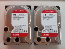 2× WD Red 4TB NAS HDD WD40EFAX – 8TB