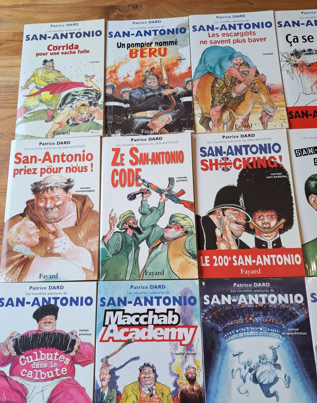 Bücher: San Antonio Patrice Dard 1-16 + 19 – Gebraucht aus Biel/Bienne von ESOXMAN 1