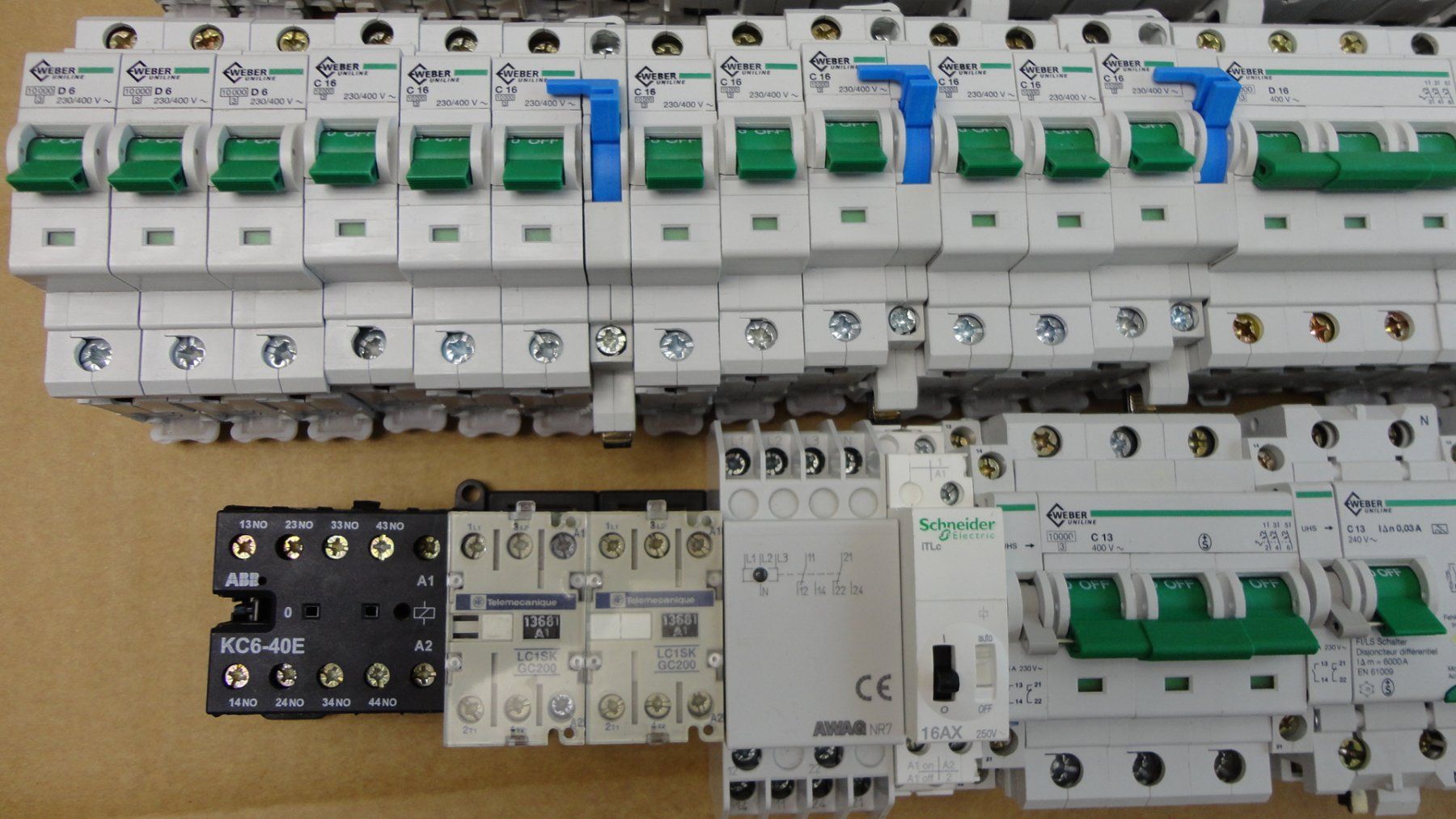 Alimentazione elettrica: FI/LS WEBER UNILINE Leitungsschutzschalter – Usato da Emmen venduto da Dora024 5