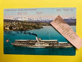 1919  R 4489 Zürichsee - Dampfer „Stadt Rapperswil“