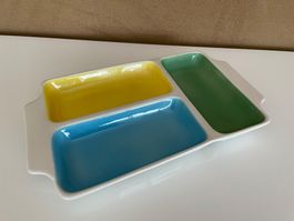 Vintage Apero Servierplatte Scala Pordenone ital. Keramik