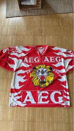 Adidas ZSC Lions Eishockey Trikot rot AEG Grösse XL