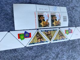2007 ** Federer + 100 Jahre Pfadi  ZN 1229 1230  postfrisch
