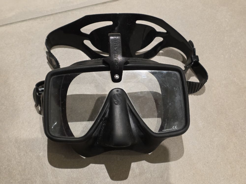 Scubapro frameless mask + HUD Halter (Gebraucht) in Remetschwil für CHF ...