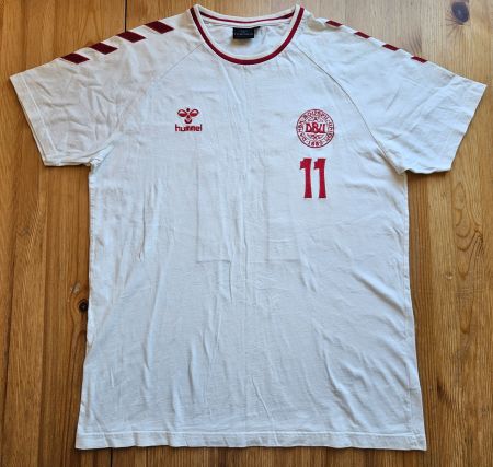 Dänemark retro Trikot #11 Hummel Grösse XL Fussball WM