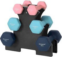 SONGMICS Kurzhantel Set w. Hantelständer
