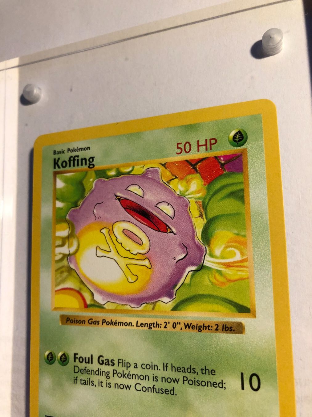 Sammelbilder & Trading cards: Koffing Base Set Shadowless - MINT - ab 1.- – Gebraucht aus Giubiasco von dan_pr8b 3