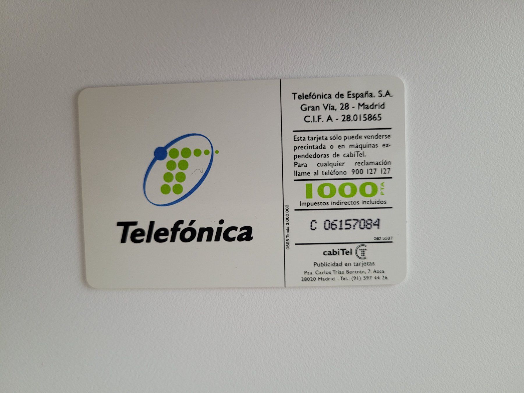 Schede telefoniche: Telefonkarte Spanien – Usato da Inwil venduto da Flower2325 1