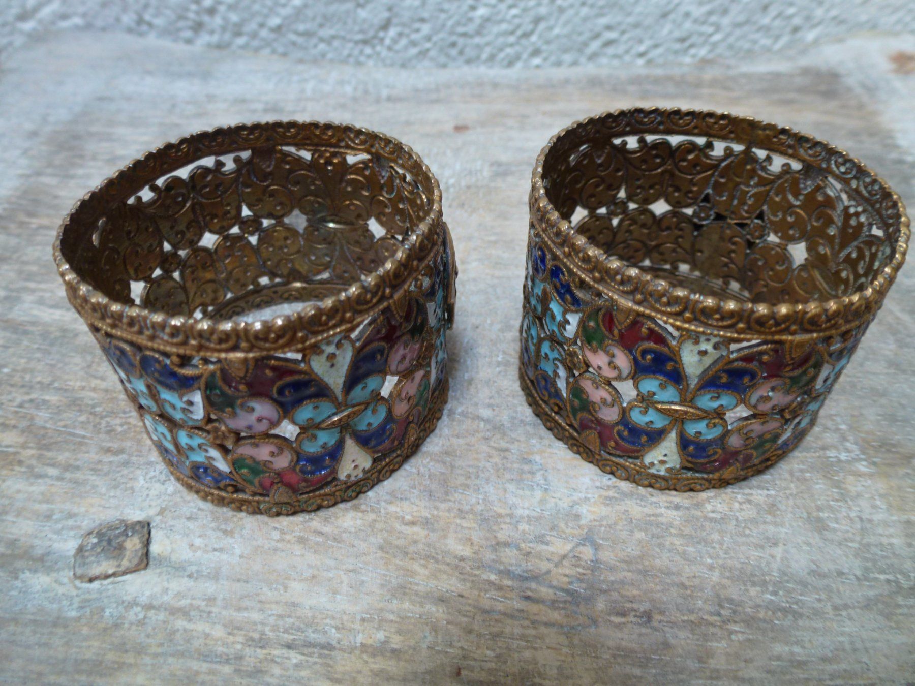 Altro in Decorazioni & Accessori: 2 antike Serviettenringe / Venedig Markuslöwe – Usato da Esslingen venduto da FetteSchnecke 5
