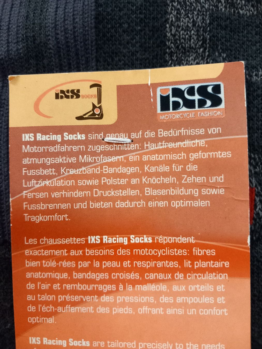 Calze: Motorrad Racing Socken Gr.35-38 – Nuovo e nell'imballaggio originale da Hochwald venduto da motowear-secondhand 1