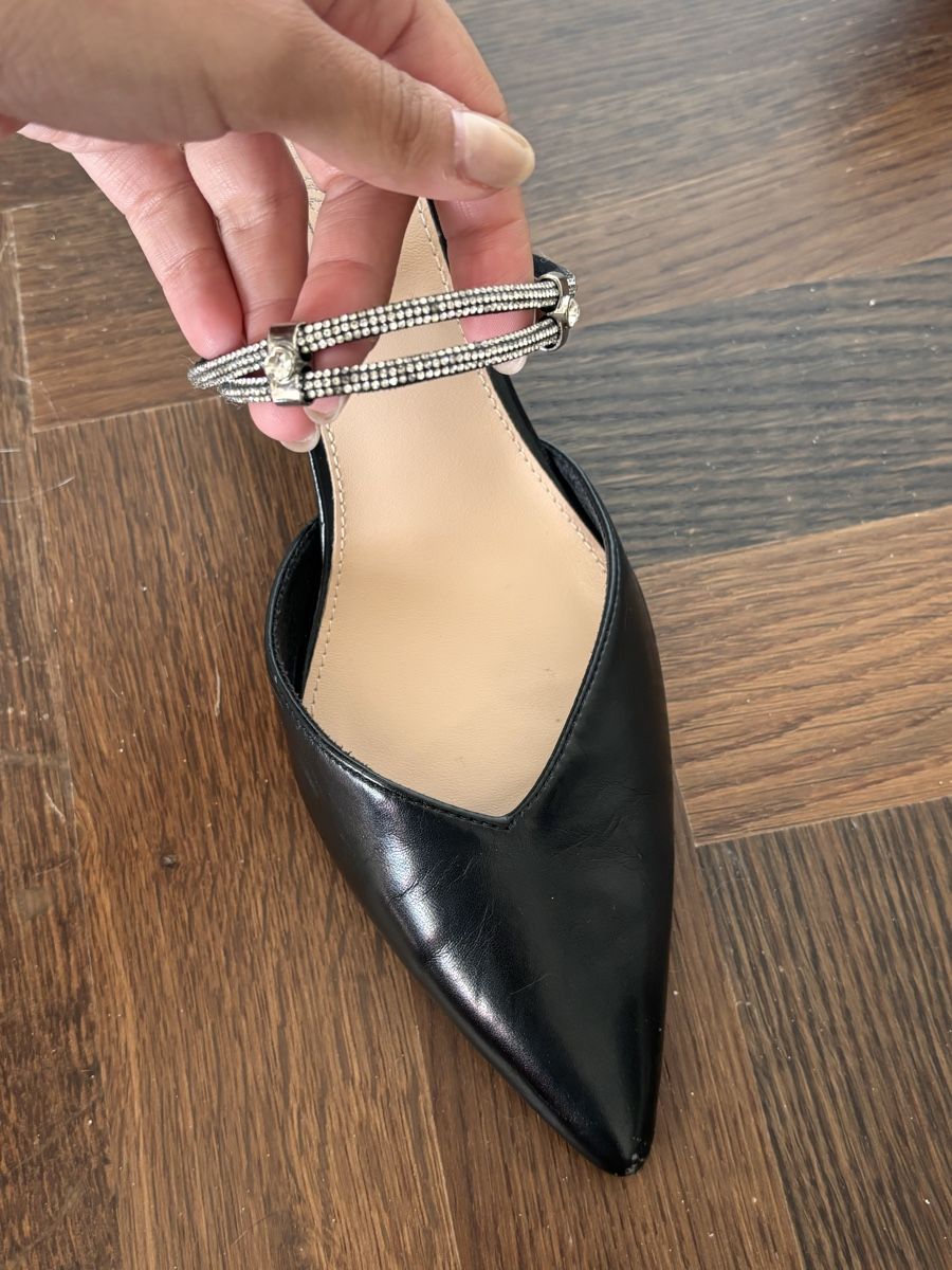 Damenschuhe: 🖤 Black slingback heels – Gebraucht aus Zürich von gia_h8kg