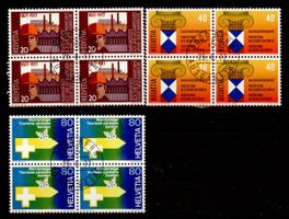 1977, Sonderpostmarken, Viererblöcke, ET