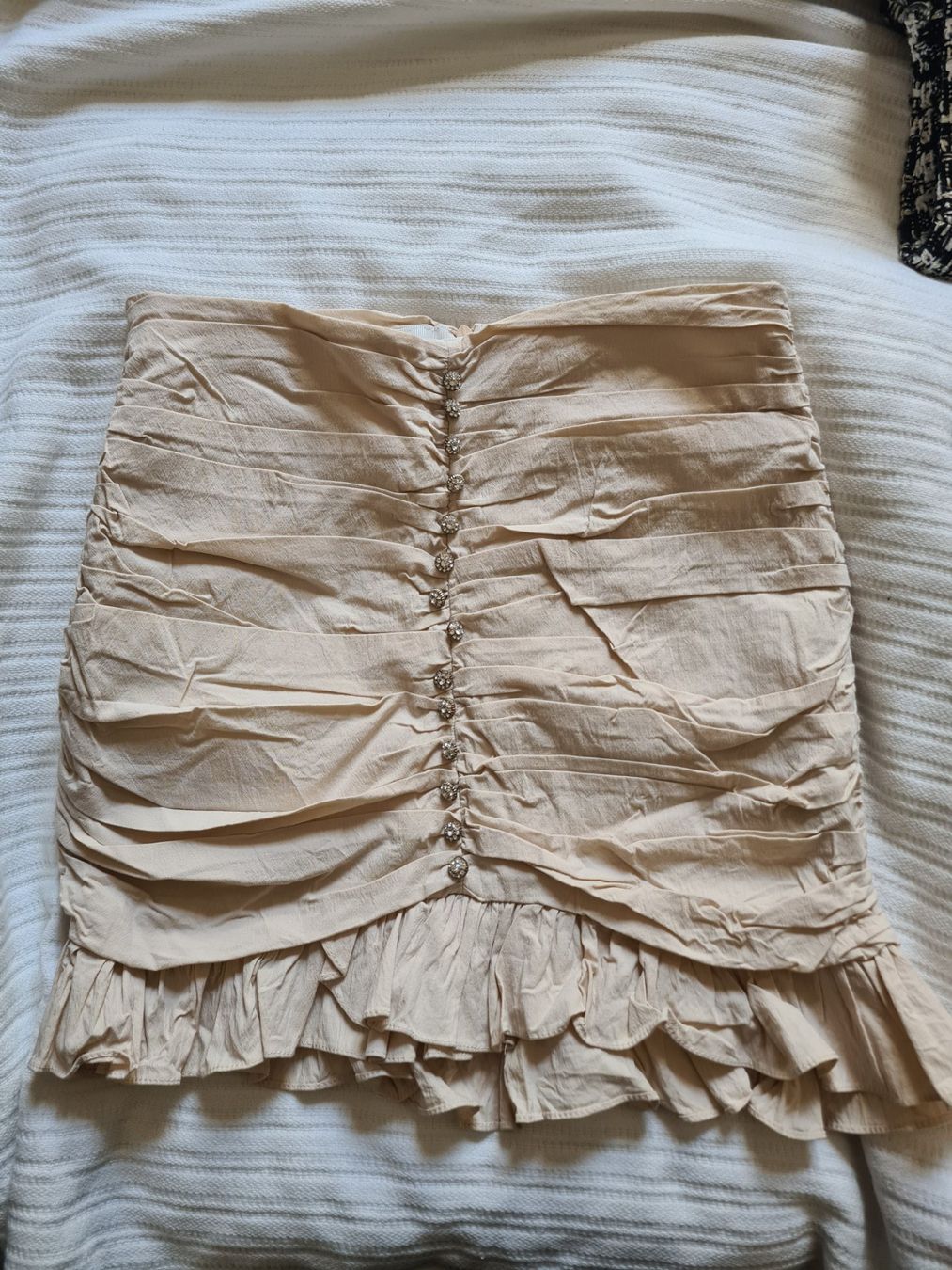 Zara Gonne: Mini jupe Zara avec strass - Taille S – Usato da Genève venduto da Tresor305 2