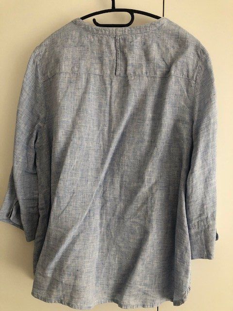 Cecil Camicette: Leinenbluse, Cecil, hellblau, L, 3/4 Arm – Usato da Hünenberg See venduto da dustein 1