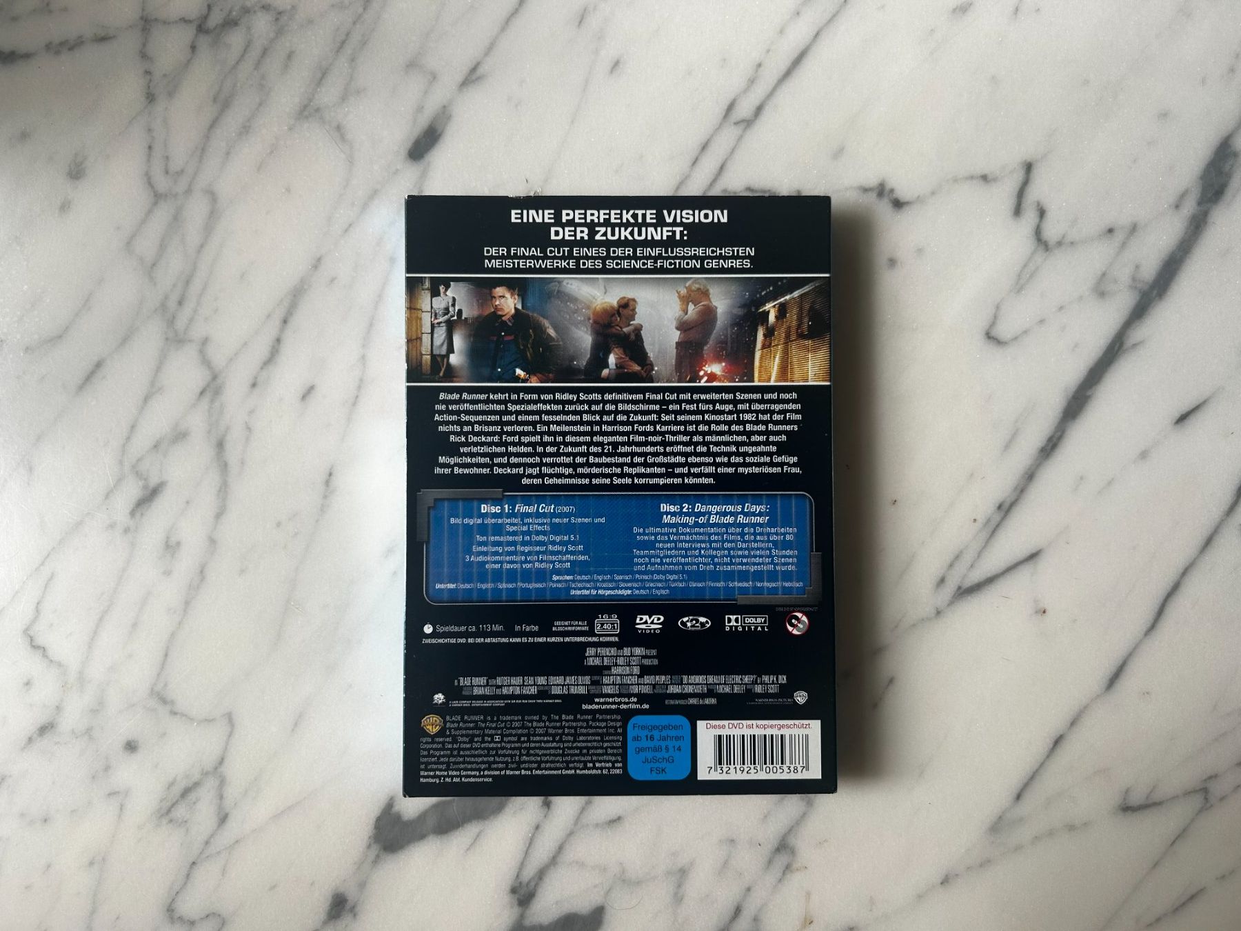 Tutti i DVDs: Blade Runner Final Cut 2-Disc Special Edition DVD – Usato da St. Gallen venduto da lis_cd6d 1