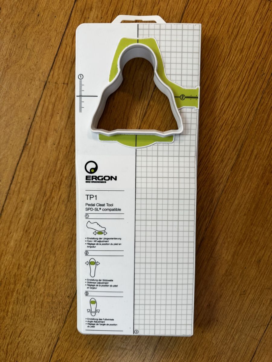 Ergon Ersatzteile: Ergon TP1 Rennrad Cleat Schablone – Neu (gemäss Beschreibung) aus Basel von Cellovelo 1