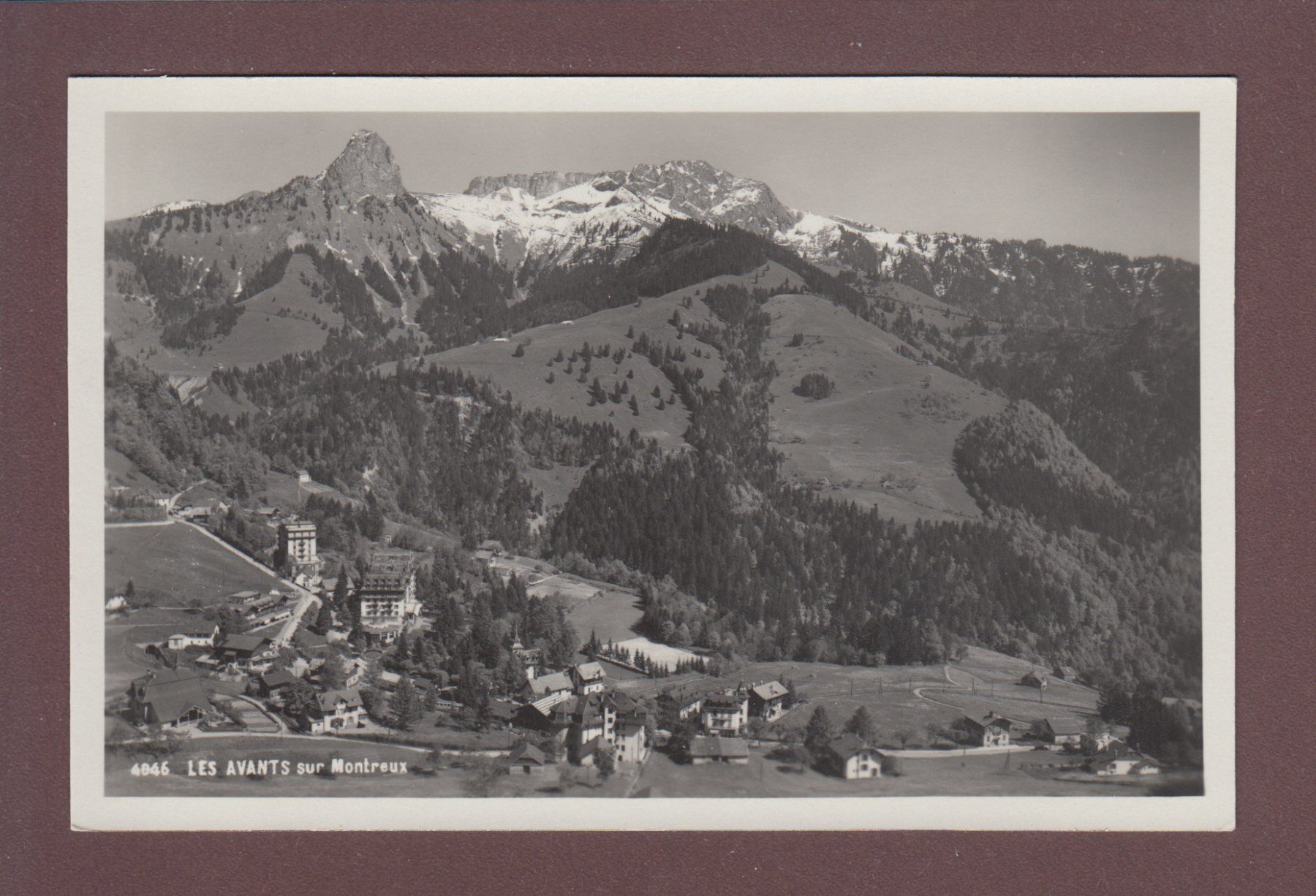 Ansichtskarten: LES AVANTS sur Montreux – Gebraucht aus Pully von nicecards