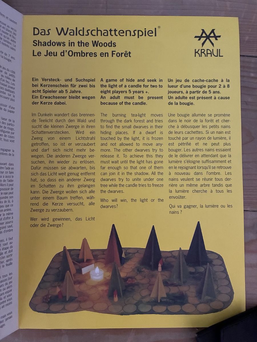 Spiele: WaldSchattenSpiel – Gebraucht aus zürich von lifi0406 4