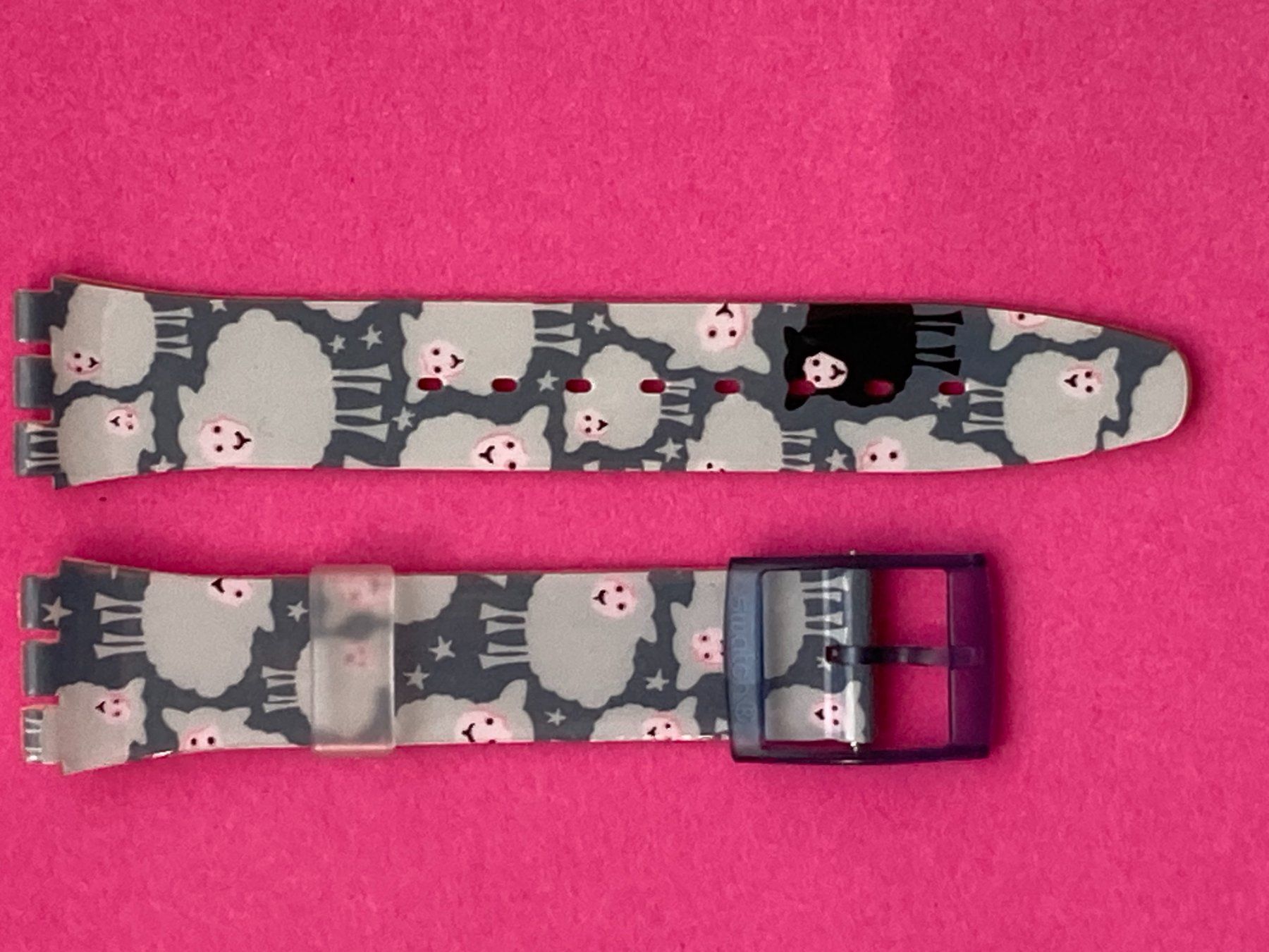 Swatch Bracciali & Braccialetti: VINTAGE  SWATCH  ARMBAND  BLACKSHEEP   NEU – Nuovo (secondo la descrizione) da Subingen venduto da ArtBead 2