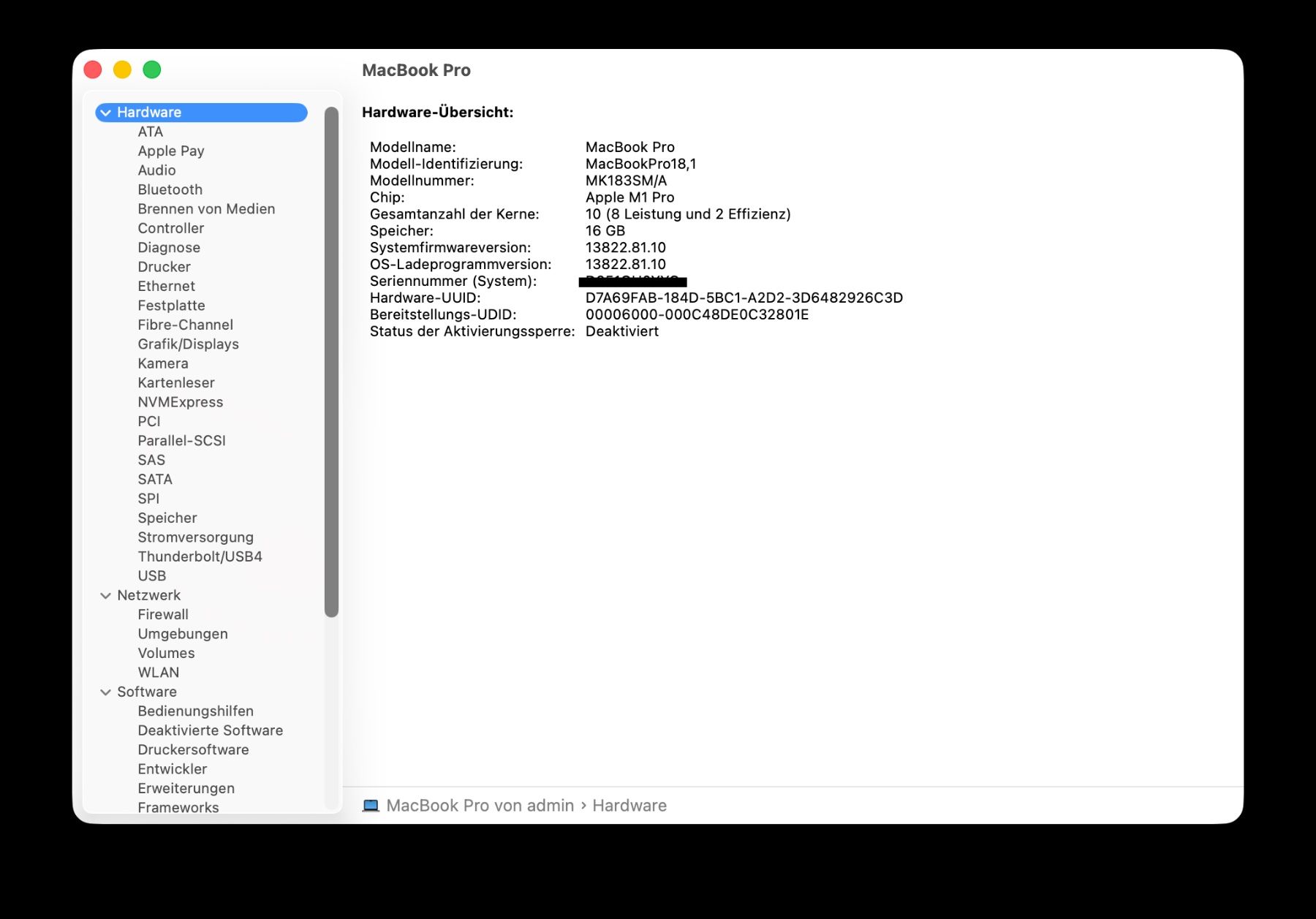 Apple Notebook: MacBook Pro M1 16" Display defekt – Difettoso da Kloten venduto da ric_lg52 5