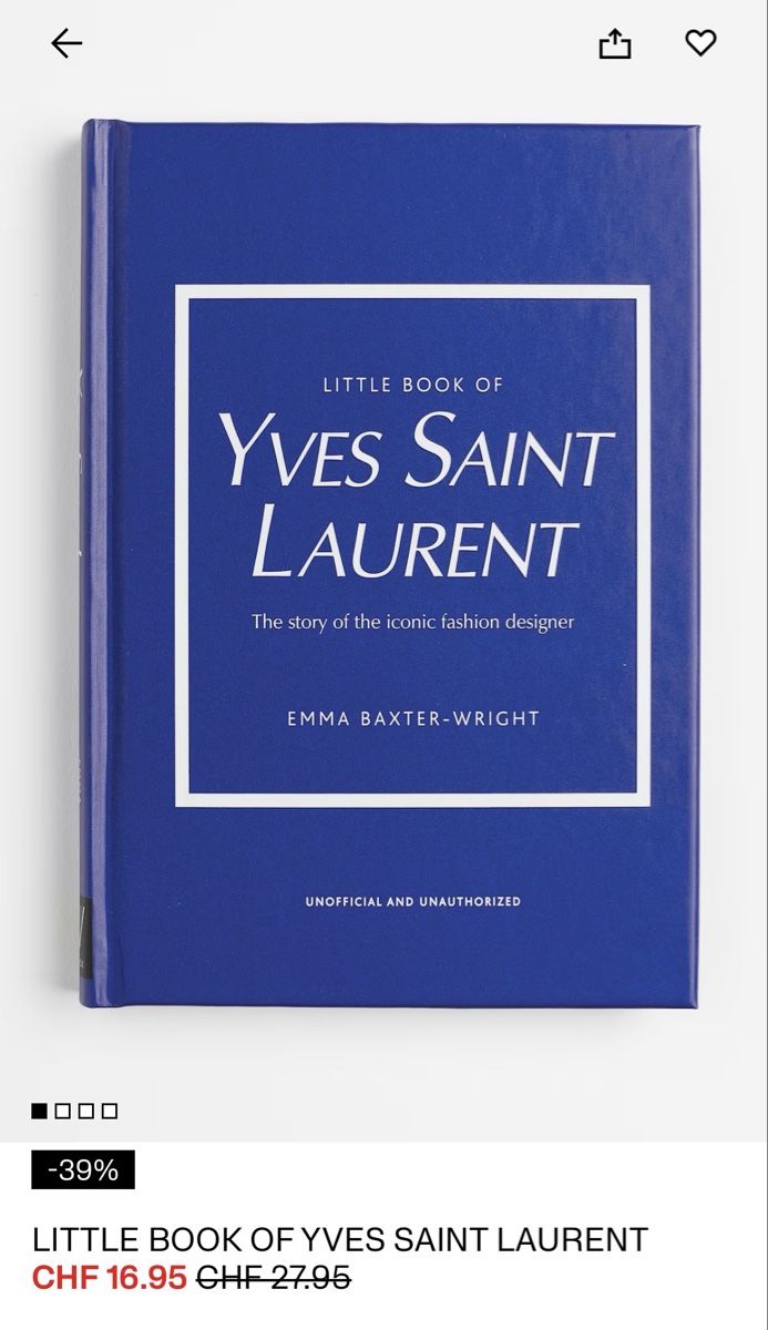 Libri: YSL Buch – Nuovo (secondo la descrizione) da Wetzikon ZH venduto da tuna83