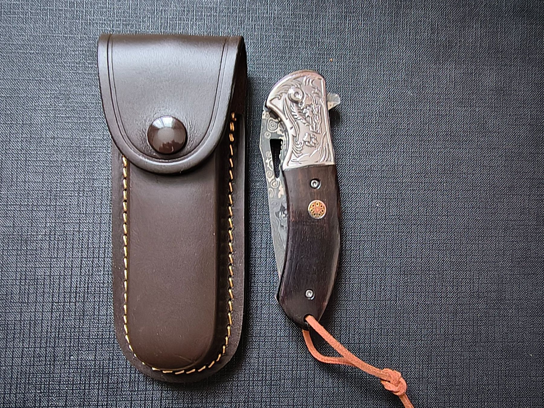 Aitor Knives Coltelli tascabile: Taschenmesser Wolf Motiv – Nuovo e nell'imballaggio originale da Kägiswil venduto da Pz711 2