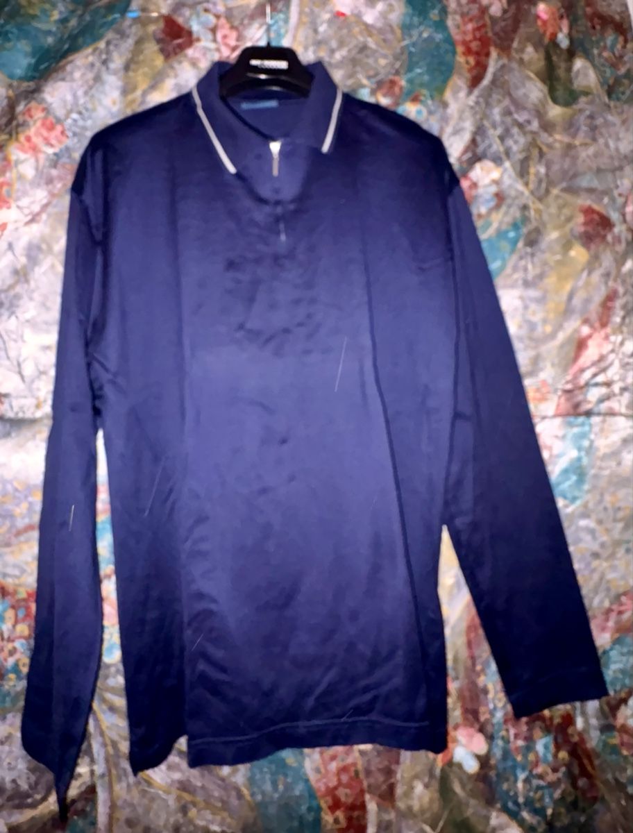 Magliette Polo: Watson's Herren Poloshirt Gr. L Dunkelblau Baumwolle Reissve – Nuovo e nell'imballaggio originale da Bellinzona venduto da LuganoBoutique 1