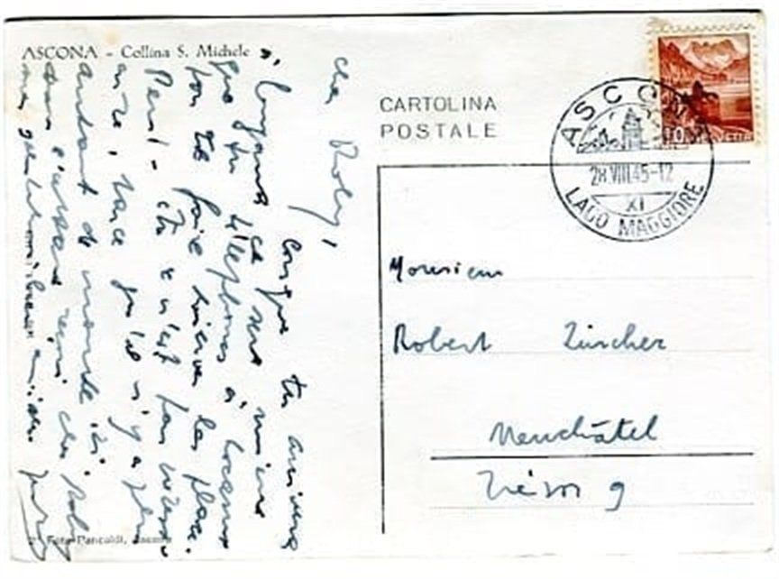 Ansichtskarten: Ascona, Collina S. Michele – Gebraucht aus Ottikon b.Kemptth. von Neptun1974 1