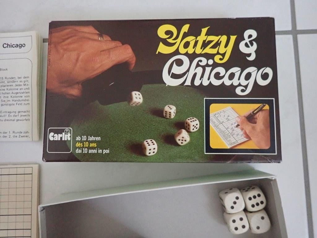 Carlit Giochi: Yatzy & Chicago von Carlit – Usato da Galgenen venduto da Marc98