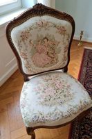 CHAISE ANCIENNE STYLE "LOUIS XV" – ESPRIT ROMANTIQUE