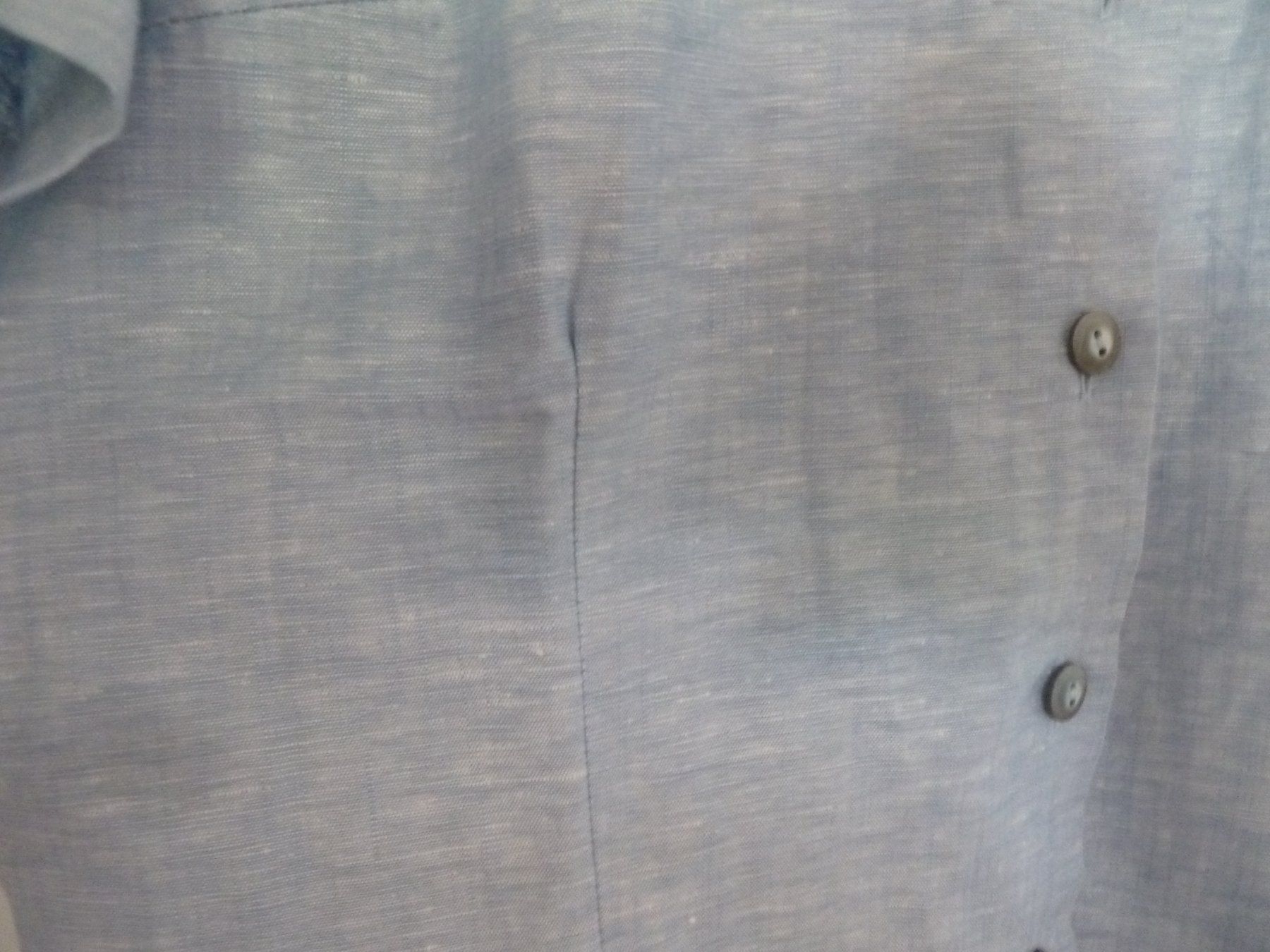 Camicette: Damen Bluse Edelweiss hellblau Gr.36 Leinen-Baumwolle – Nuovo (secondo la descrizione) da Meiringen venduto da Lifestyle55 5