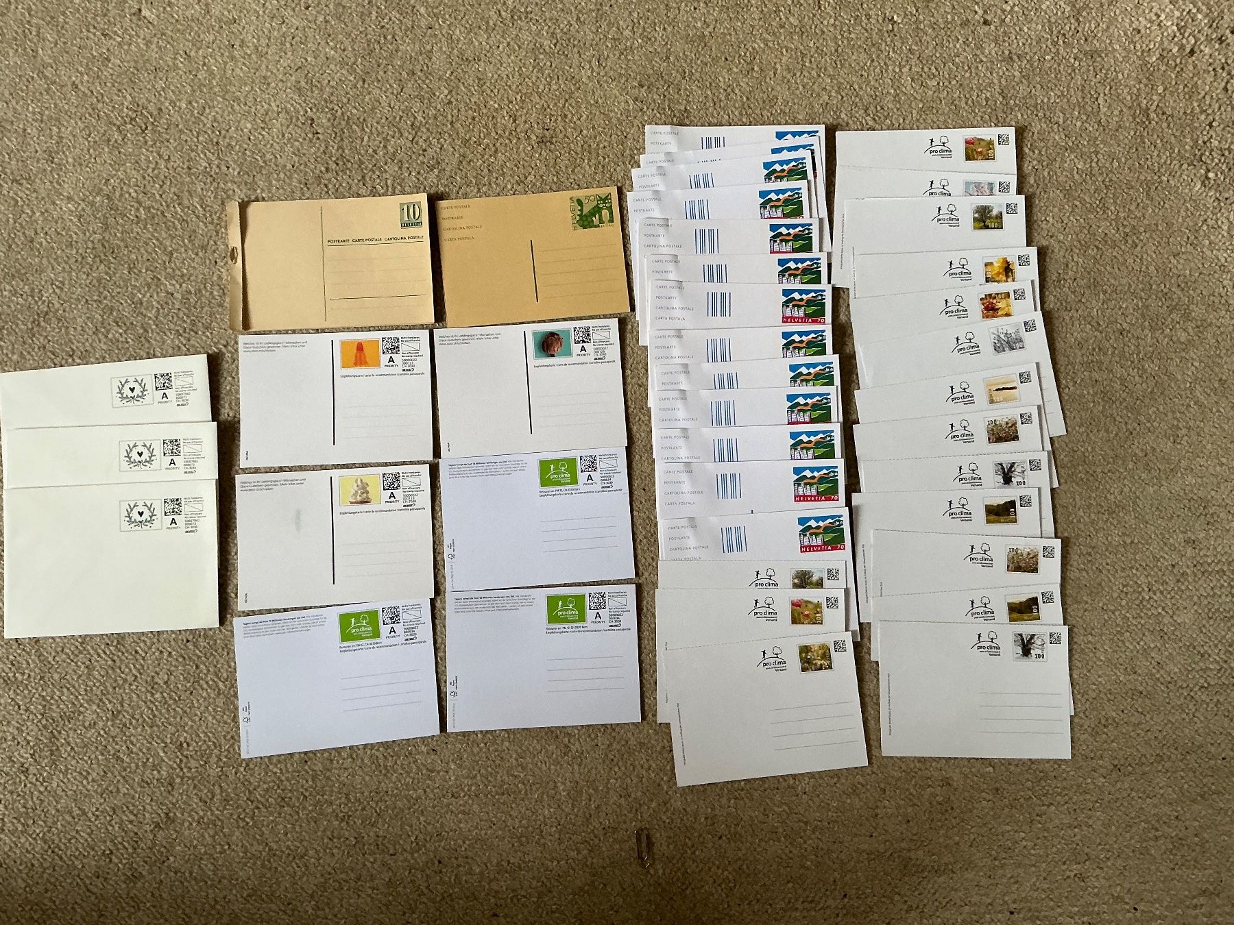 Tutti i francobolli: Konvolut Postkarten mit Briefmarken, Frankaturware – Usato da Jona venduto da Jancy60
